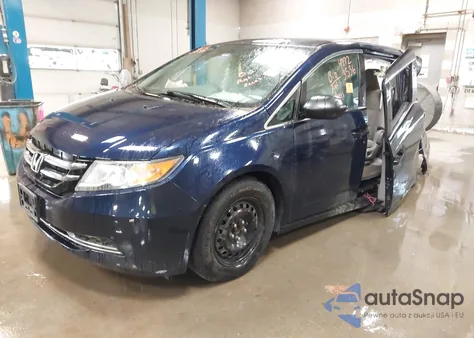 2016 Honda Odyssey Lx z USA, uszkodzony, nr VIN 5FNRL5H2XGB093428